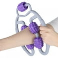 thumbnail image 1 of Masajeador Portátil Con Rodillo Para Piernas De 360 ​​grados, Herramienta De Masaje Con Rodillo Elástico, Herramienta De Masaje, Masajeador De Yoga Para Brazos Y Piernas, 4, 1 of 7