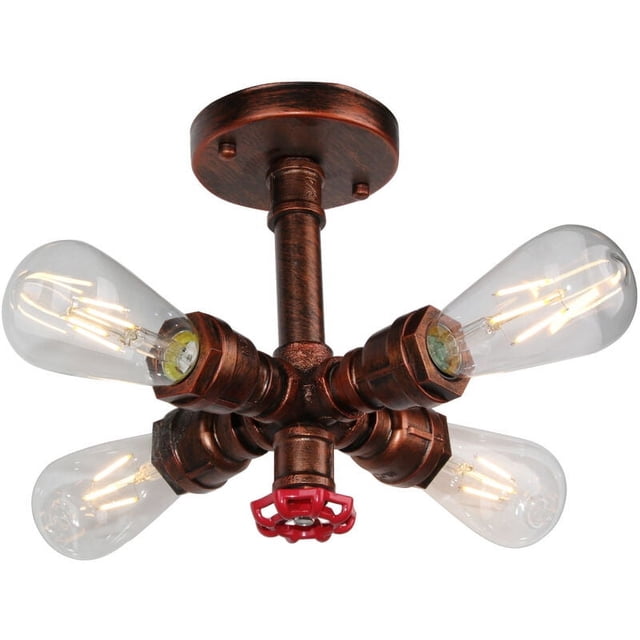 Lámpara colgante con marco geométrico, compatible con lámparas halógenas LED incandescentes, diseño industrial retro para dormitorio, sala de estar, cocina, comedor, pasillo, escaleras, oficina,