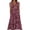 B Red, variant on Womens Summer Dresses Womens Summer Fashion Casual Beach Printing Camis Sleeveless V-Neck Dress Beige M