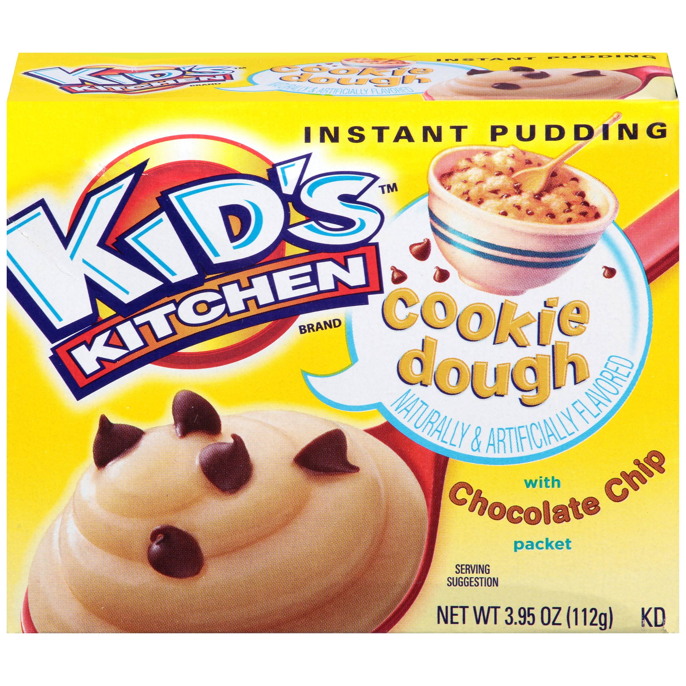 Kid's Kitchen Instant Pudding Cups, Cookie Dough with Chocolate Chip