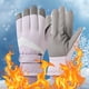 thumbnail image 5 of Ski Gloves Winter Cycling Outdoor Windproof Fleece Thick Warm Non-Slip Grip Water-Resistant Touchscreen Thermal Sports Gloves | Unisex | 1 Pair, 5 of 5
