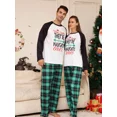 thumbnail image 2 of Conjunto de pijama de 2 piezas con estampado de árbol de Papá Noel para Navidad de 2024, conjunto de pijama para padres e hijos, pijama para bebé, 2 of 5