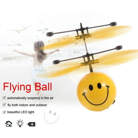 Nike Sphere Control (Creative Emoji Levitating Sphere Smiley Face Helicopter Flying Ball Emoticon Drone Hand Control Aircraft RC Toy Children)