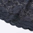 thumbnail image 5 of TANBOM Men's Floral Lace Short Sleeve Open Front Belted Kimono Sleepwear Robe, Dark Gray, 1-Pack, M, 5 of 6