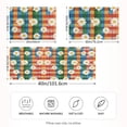 thumbnail image 2 of Yayeee Pillowcase King Size Set of 2 Satin Wrinkle Resistant Pillow Case, Green Checkered Daisy, 2 of 8