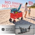 thumbnail image 2 of Sekey Heavy Duty Beach Wagon 200L Capacity, 9" Sand-Proof Wheels, 2 of 8