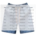 thumbnail image 2 of Mifsaly Mens Washed Denim Look Shorts 5 inch Drawstring Elastic Waist Lounge Shorts Lightweight Baggy Casual Summer Clothes Black,XXXXXL, 2 of 4