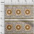 thumbnail image 1 of oneOone Cotton Cambric Fabric Leaves & Floral Block Print Sewing Fabric BTY 56 Inch Wide, 1 of 4