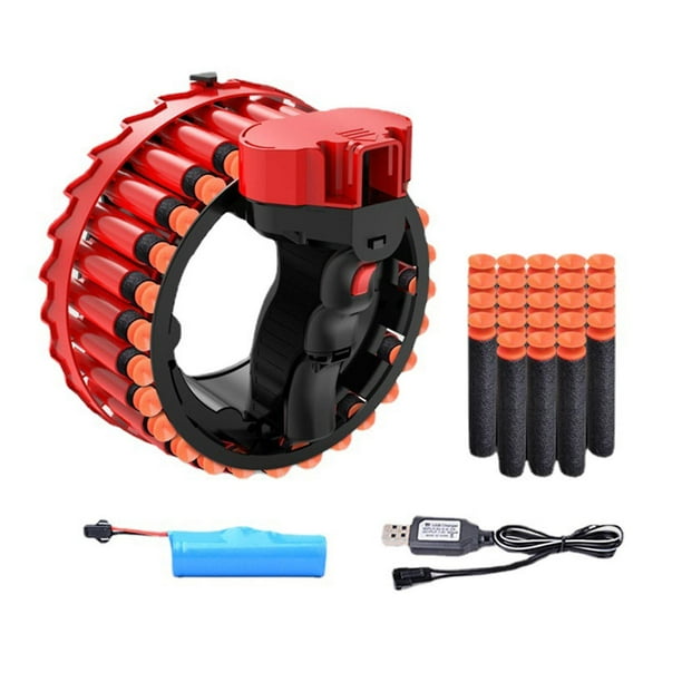 Pistolas eléctricas de juguete regalos de cumpleaños pulsera automática para niños Eva recargable suave esponja falsa ráfaga de disparos Cs juego YONGSHENG