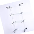 thumbnail image 3 of Clothes Drying Rack 3 Tier Movable Foldable Clothing Drying Stand Strong Load Bearing Clothes Tower Rack Gray, 3 of 5