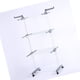 thumbnail image 3 of Tendedero de ropa Plegable Sincero de 3 Niveles con Soporte de carga Fuerte gris, 3 of 5