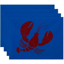 Simply Daisy 18" x 14" Lobster Animal Print Placemat