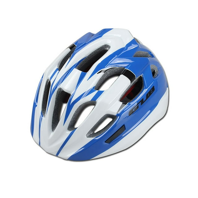 Greeniant Casco de bicicleta para niños, equipo de protección deportivo transpirable moldeado integralmente, cascos de montar en monopatín, Ciclismo Azul blanco