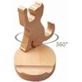 thumbnail image 2 of Adorable Wooden Cat Phone Stand for Smartphones - Stylish Desk Organizer and Decorative Holder, 2 of 5