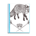 thumbnail image 1 of Fox Crown Animal Style Baroque Protège-Feuilles Classeur Portfolio, 1 of 3