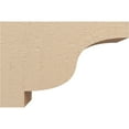 thumbnail image 3 of 6"W x 18"D x 12"H Classic Newport Rough Cedar Woodgrain TimberThane Corbel, Primed Tan, 3 of 6