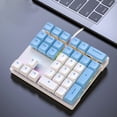 thumbnail image 4 of Qisuw 33 Keys USB Wire Mechanical Numeric Keypad With Multi-color Lights Keyboard, 4 of 16