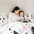 thumbnail image 4 of Feelyou Cartoon Xmas Tree Twin Bedding Sets 7-Piece for Teens, Cute Christmas Stars Bedding Comforter Set, Happy New Year Reversible Sheet Sets, Super Cozy Room Decor, 4 of 7