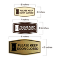 thumbnail image 4 of Fancy Please Keep Door Closed (Door Handle) Sign (Black) - Medium, 4 of 4