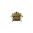 thumbnail image 2 of Bowery Hill Traditional Chair with Pillow in Antique Pearl and Butterscotch PU, 2 of 5