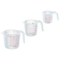 thumbnail image 2 of Shisuyan 3 Pcs Baking Measuring Cup Plastic Measuring Cups Graduated Cups Baking Supplies, 2 of 9