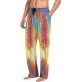 thumbnail image 4 of Autumn Landscape Men's Pajama Pants Lightweight Sleepwear Bottom Lounge Pants, 4 of 6