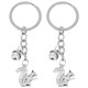 thumbnail image 1 of 2 piezas de ardilla de ardilla de ardilla de llavero con llavero de llavero adornos para mujeres para mujeres, 1 of 5