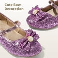 thumbnail image 5 of DREAM PAIRS Girls Dress Shoes Low Heel Flower Party Wedding Princess Mary Jane Shoes, 5 of 5