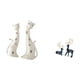 thumbnail image 5 of Esculturas De Renos Y Gatos, Estatuas De Animales, Regalo De Bodas Para La Repisa De La Chimenea, Coleccionables, Adornos De Mesa, Estatuas De Gatos, Divertidas Estatuas De Ciervos Sentados Y, 5 of 8