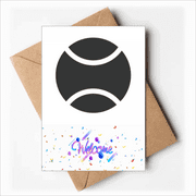 Baseball Sport Simple Geometry Pattern Welcome Back Greeting Cards Envelopes Blank