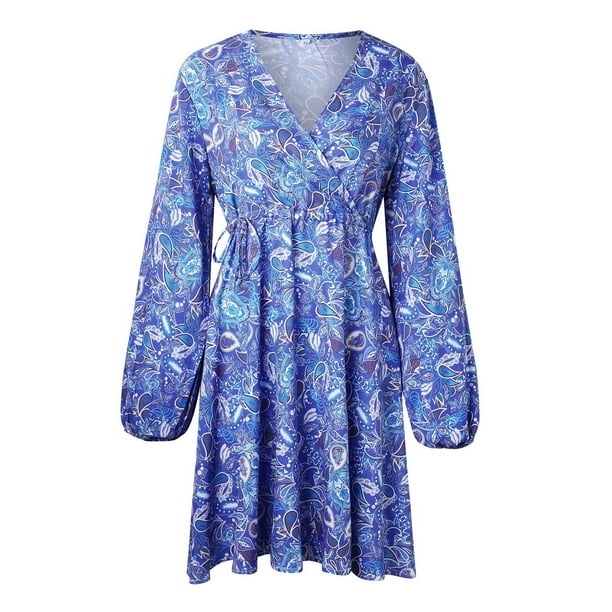 TJAZFJPA Fairy Dress Women Women Summer Tunic Dress V Neck Casual Loose  Flowy Swing Dresses White Sun Dress Maternity Shoot Dresses for Women -  Walmart.ca