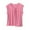 Hot Pink, variant on Maean Women's Plus Size Pajamas Tank Top Sleeveless Crew Neck Pleated Loose Tee Summer Sleepwear