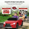 thumbnail image 4 of Costway 12V Kids Ride on Car Lexus LC500 Licensed Remote Control Electric Vehicle Red, 4 of 10
