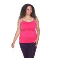 thumbnail image 1 of White Mark Universal PS133-05 Plus Size Tank Top, Fuchsia - One Size, 1 of 3