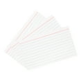 Pen+Gear Ruled Index Cards, 3" x 5", White, 100 Count