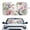 Bird and Floral, variant on HUIACONG Skeleton Crew Design Windshield Sun Shade Easy Storage for Universal Various Models, Foldable UV Block Cover Car Sunscreen UV Rays