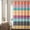 Fuchsia & Orange, variant on Bohemian Stripe Shower Curtain, 72" W x 72" L, Turquoise & Orange - Enchanting and Bold Colorful Design Perfect for Boho Bathroom Decor