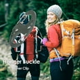thumbnail image 3 of Mosquetón 8 S Forma Snap Biner Clips Camping al aire libre Molle Mochilas Hebilla, 3 of 6