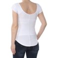 thumbnail image 2 of Free People Womens Last Call Basic T-Shirt, White, Large, 2 of 2