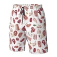 thumbnail image 2 of Yiaed Different Meat Print Men's Swim Trunks with Lining Quick Dry Sports Shorts Beach Shorts Boardshorts-Medium, 2 of 5