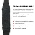 thumbnail image 4 of 2PCS Guitar String Mute Damper,Guitar String Cover Tape, Adjustable Bass Mute, Fingerboard Mute Tape, Musical Instrument AccessoriesBlack, 4 of 5
