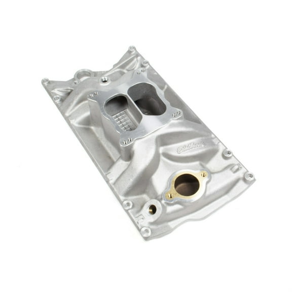 Edelbrock Manifold SBC Performer RPM Vortec Marine As-Cast