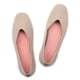thumbnail image 1 of Zapatos planos casuales Frank Mully para mujer, punta cuadrada, punto nude, 1 of 8