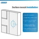thumbnail image 4 of Pomo de puerta SCHLAGE Georgian con moldura de camelot, cromado brillante, 4 of 6