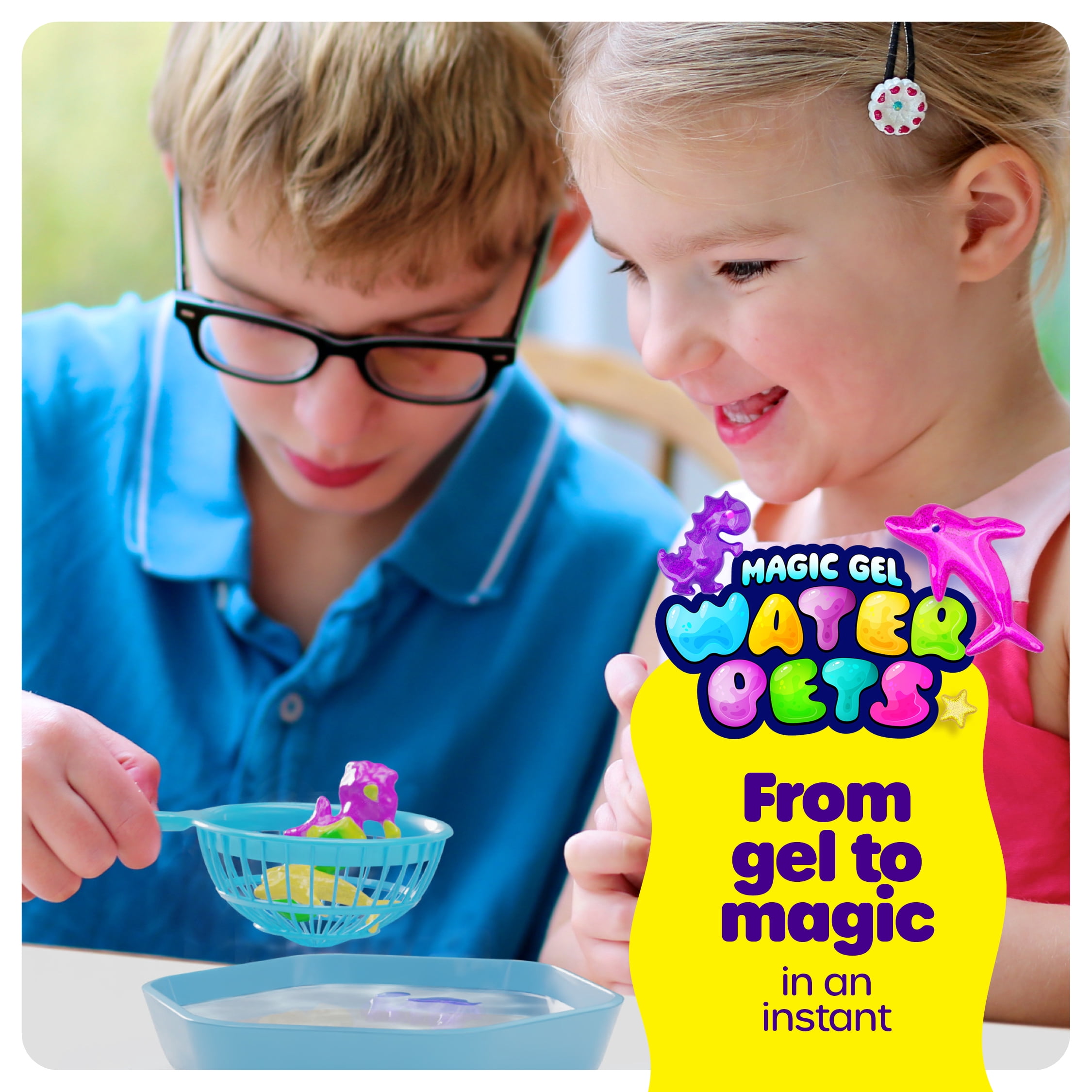 Aqua Fairy Water Gel Kit for Kids - Magic Water Elf Toy Kit - Water Pets - DIY Squishy Maker Kit - Craft Kits for Kids - Make Your Own Squishies Toys Crafts - Christmas Gifts for Kids, Boys, Girls