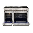 thumbnail image 4 of Forno Capriasca 48-Inch Freestanding Dual Fuel Range, 8 Burners, True Convection Oven, 4 of 10