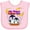 AD-Pink, variant on Inktastic My Nana Loves Me Penguin Boys or Girls Baby Bib