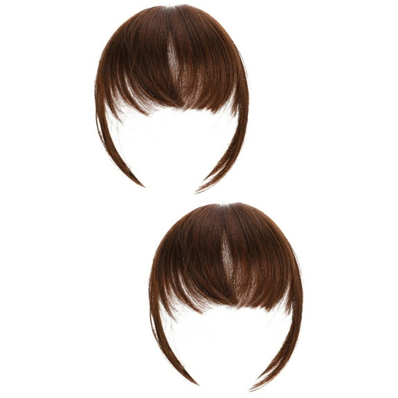 2 PCS Ponytail Extension Fake Bangs Party Hair Decorations Women's Miss