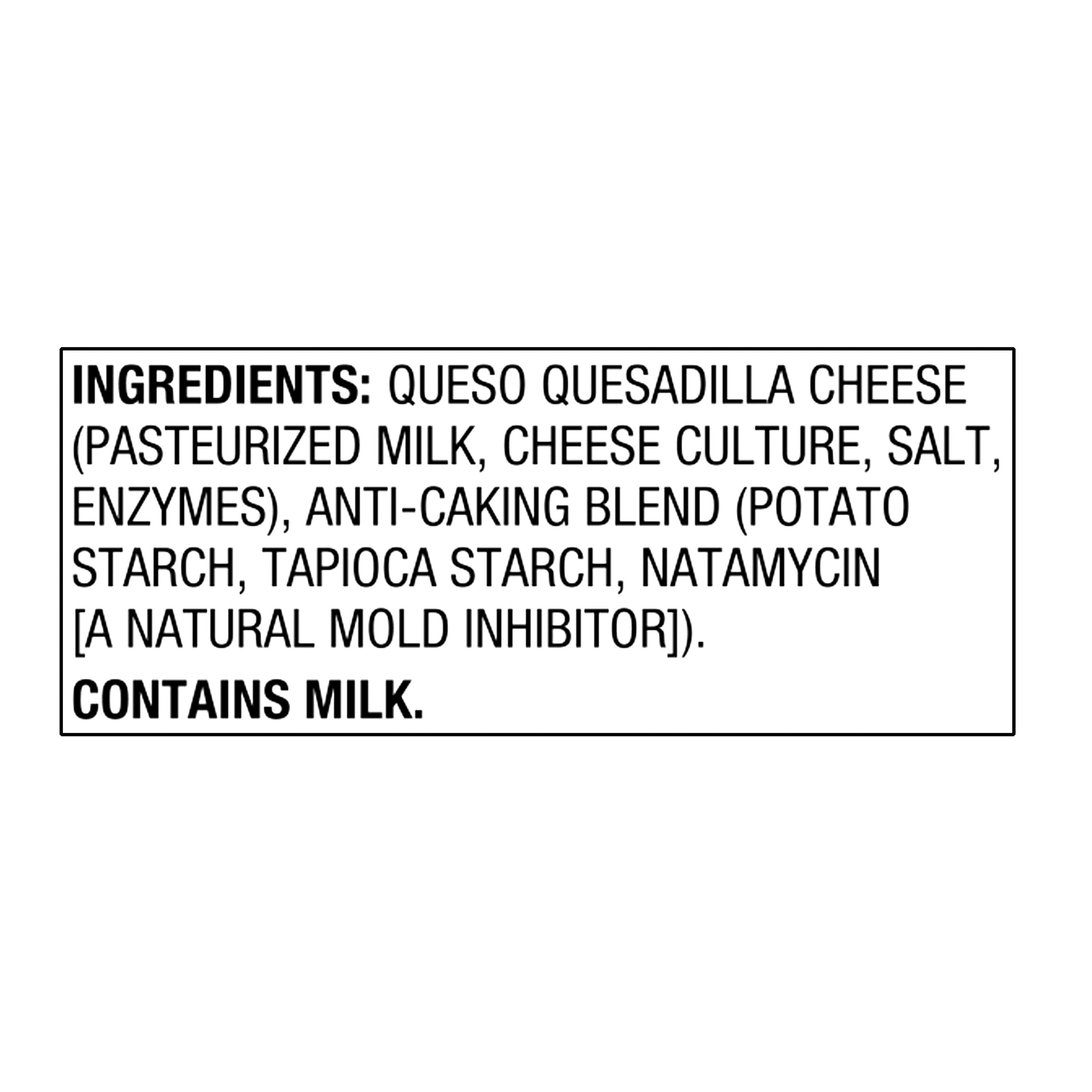 Great Value Queso Quesadilla Shredded Cheese, 16 oz Bag