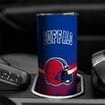 thumbnail image 5 of 20oz Football Buffalo Stainless Steel Tumbler with Lid and Straw for Football Fans Gifts Football Skinny Travel Mug Tumbler Cup for Men Women Keeps Drinks Cold & Hot, 5 of 6